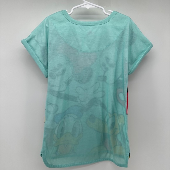 Authentic DISNEY Little Girls 7 Pajamas Mickey Mouse Daffy Duck Pluto Shirt - Picture 6 of 8